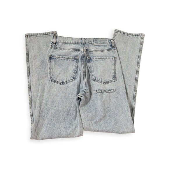 Revice Denim Light Wash Distressed Straight-Leg Jeans Size 25 - Picture 2 of 9